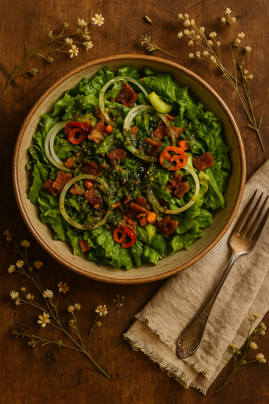 Smoky Pesto & Bacon Salad: The Best “What’s Left in the Fridge” Meal